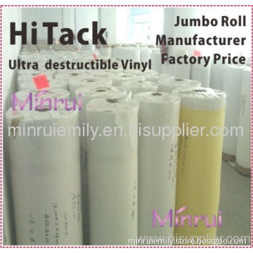 Destructible Adhesive Vinyl Manufacturer 